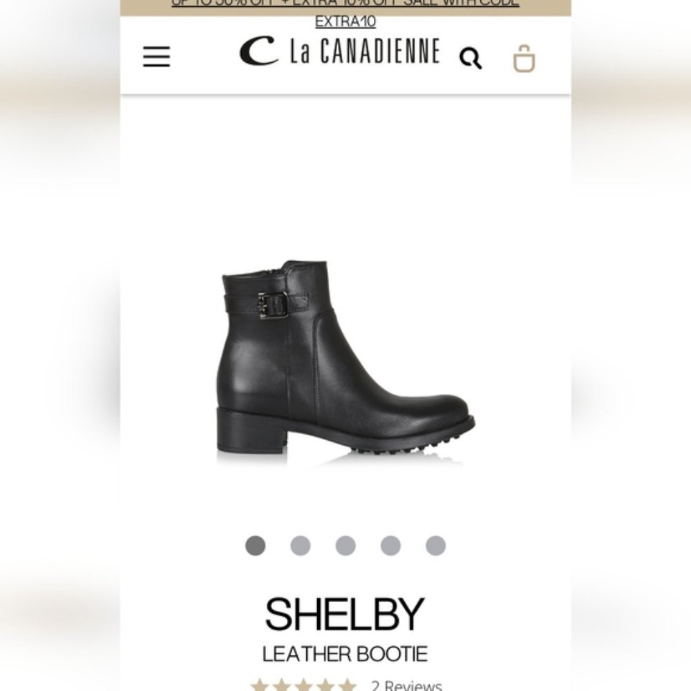 Very Rare La Canadienne Classic "Shelby" Ankle Boot- Like New- 8.5M - Picture 13 of 16